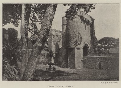 Lewes Kasteel, Sussex door English Photographer