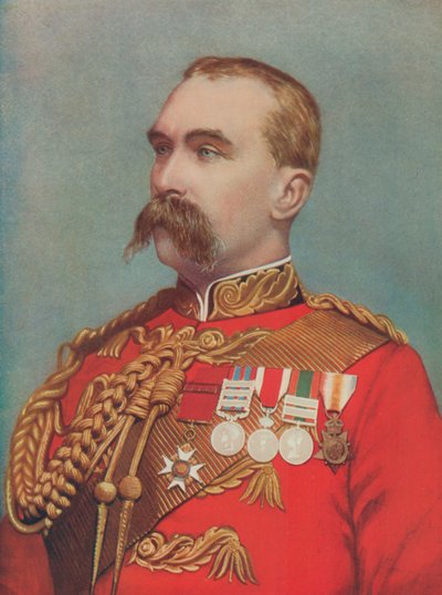 Luitenant-generaal Sir Alfred Gaselee. Commandant van de Britse troepen in China door English Photographer