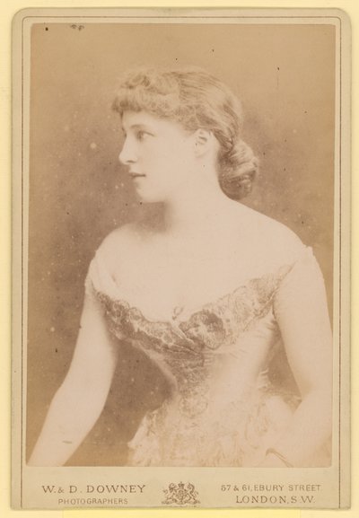 Lillie Langtry, actrice, foto door English Photographer