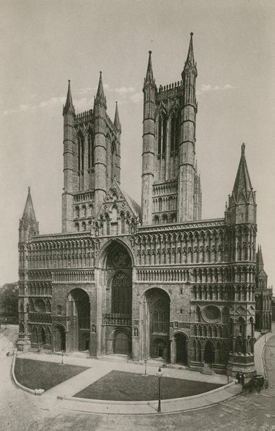 Kathedraal van Lincoln door English Photographer
