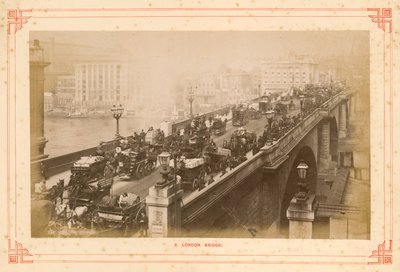 London Bridge, eind 19e eeuw door English Photographer