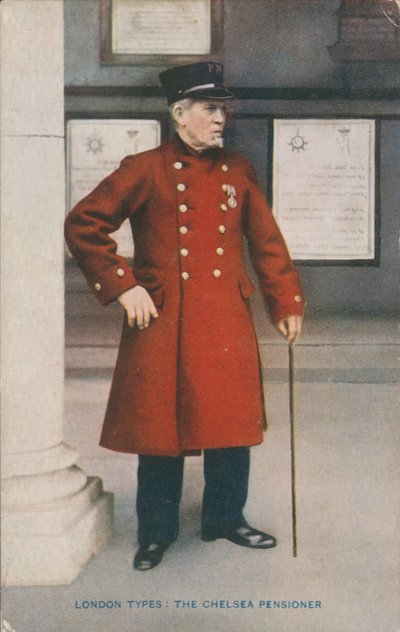 Londense Types, De Chelsea Pensioner door English Photographer