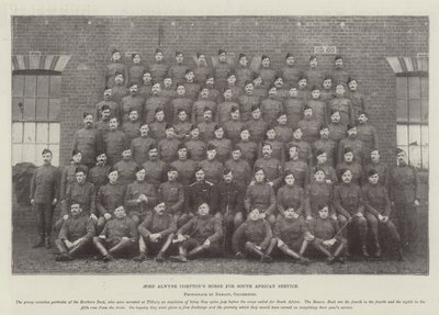 Het paard van Lord Alwyne Compton voor dienst in Zuid-Afrika door English Photographer
