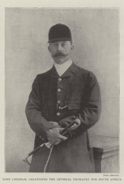 Lord Chesham, organiseert de Imperial Yeomanry voor Zuid-Afrika door English Photographer