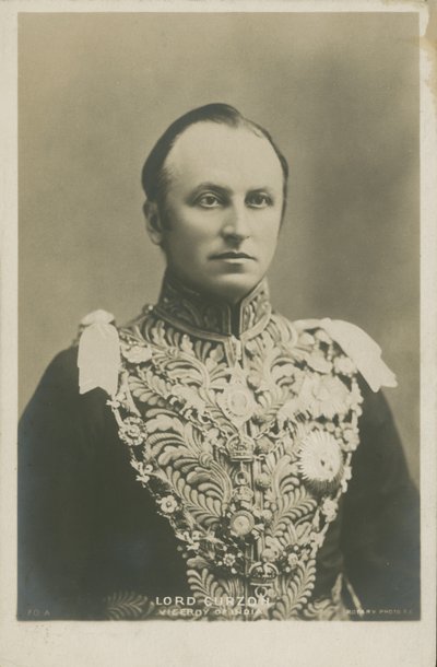 Lord Curzon, onderkoning van India door English Photographer