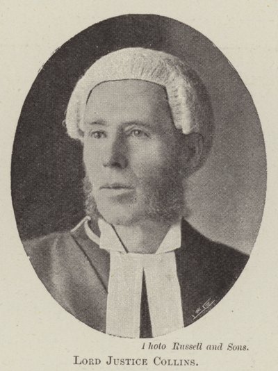 Lord Justice Collins door English Photographer
