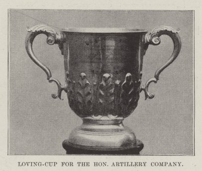 Loving-Cup voor de Honourable Artillery Company door English Photographer