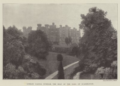 Lumley Kasteel, Durham, de Residentie van de Graaf van Scarbrough door English Photographer