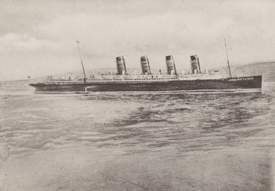 MSS "Mauretania" door English Photographer