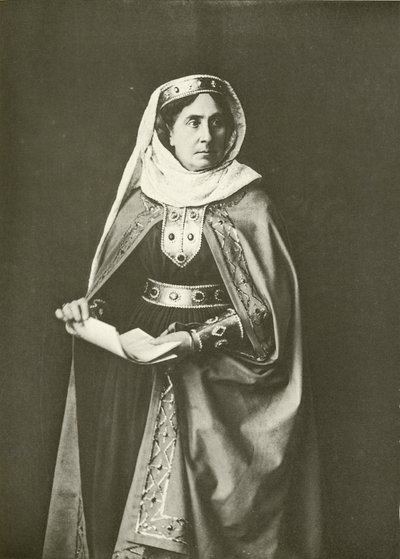 Madame Ristori als Lady Macbeth (gravure) door English Photographer