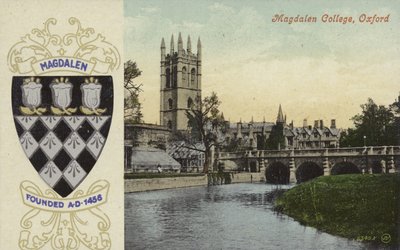 Magdalen College, Oxford door English Photographer