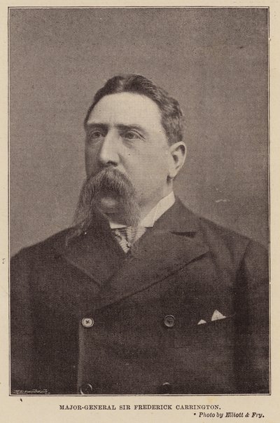 Generaal-majoor Sir Frederick Carrington door English Photographer