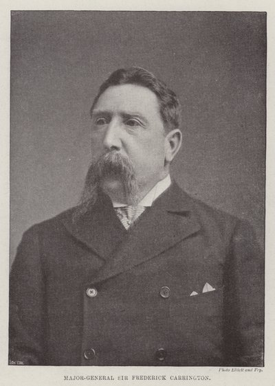 Generaal-majoor Sir Frederick Carrington door English Photographer