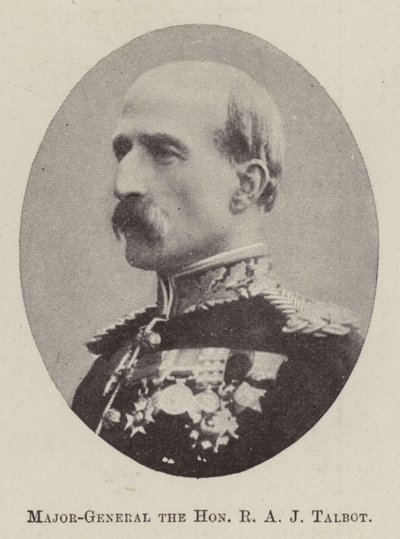 Generaal-majoor de Eerwaarde R A J Talbot door English Photographer