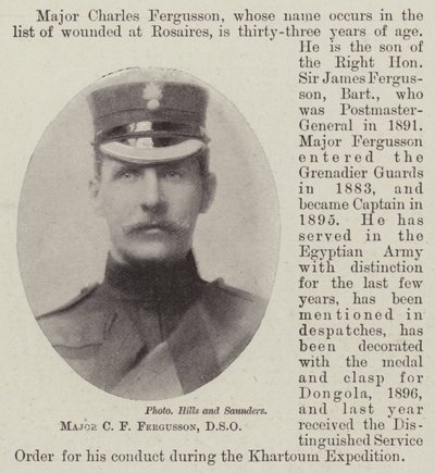 Majoor C F Fergusson, DSO door English Photographer