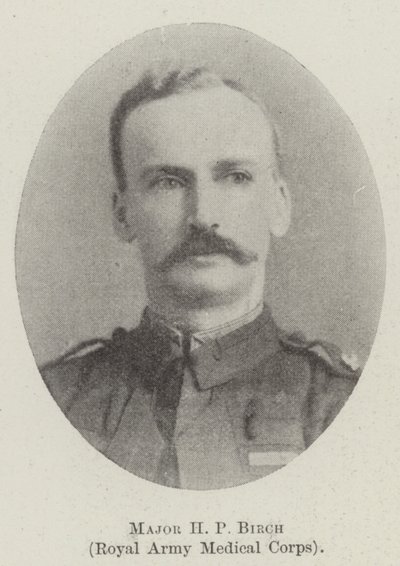 Majoor H P Birch, Royal Army Medical Corps door English Photographer