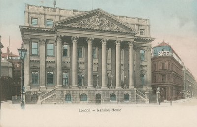 Mansion House, Londen door English Photographer