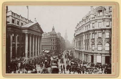 Mansion House, Queen Victoria Street, Poultry, Londen door English Photographer