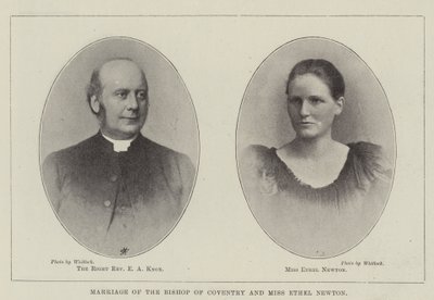 Huwelijk van de Bisschop van Coventry en Miss Ethel Newton door English Photographer