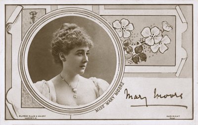 Mary Moore, Engelse toneelactrice door English Photographer
