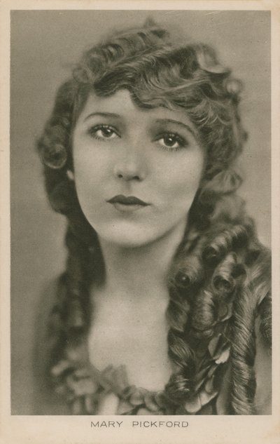 Mary Pickford door English Photographer
