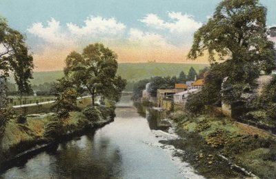 Matlock Brug, aan de Rivier Derwent door English Photographer