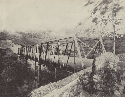 Melbourne Waterleidingbuizen, over de Plenty Rivier, Greensborough door English Photographer
