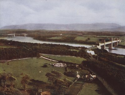 Menai Straits vanaf Anglesey Column door English Photographer