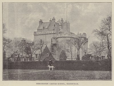 Merchiston Castle School, Edinburgh (gravure) door English Photographer