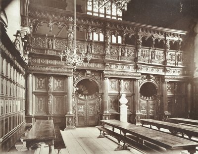 Middle Temple Hall, 1885 door English Photographer