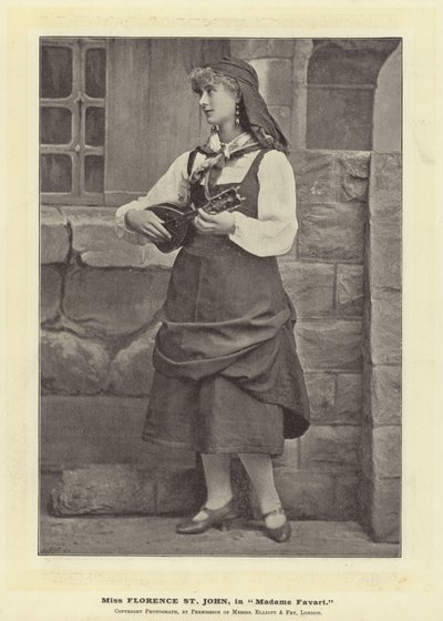 Miss Florence St John, in Madame Favart door English Photographer