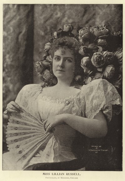 Mevrouw Lillian Russell door English Photographer