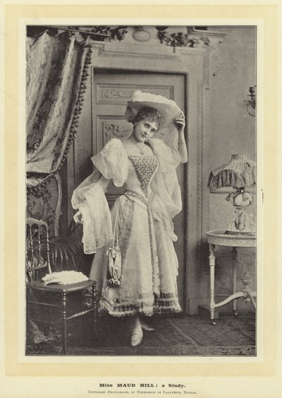 Miss Maud Hill: een Studie door English Photographer