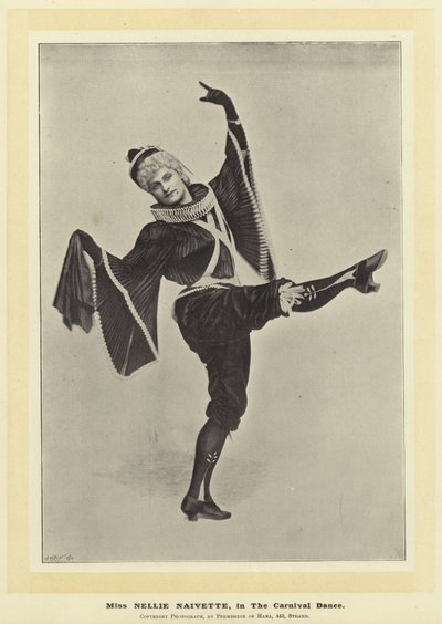 Miss Nellie Naivette in The Carnival Dance door English Photographer