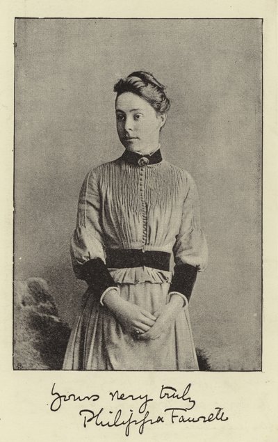 Philippa Fawcett door English Photographer