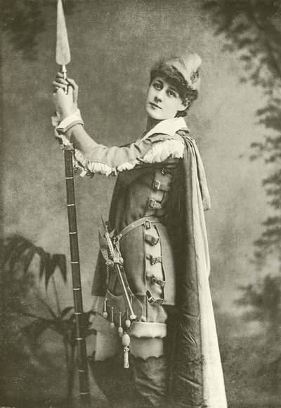 Miss Violet Vanbrugh als Rosalind (gravure) door English Photographer