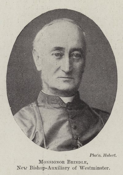 Monseigneur Brindle, nieuwe hulpbisschop van Westminster door English Photographer