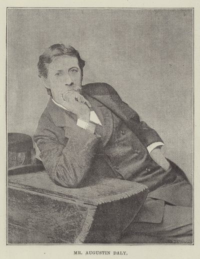De heer Augustin Daly door English Photographer