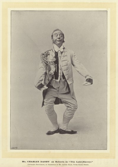 Mr Charles Danby als Roberts in The Lady Slavey door English Photographer