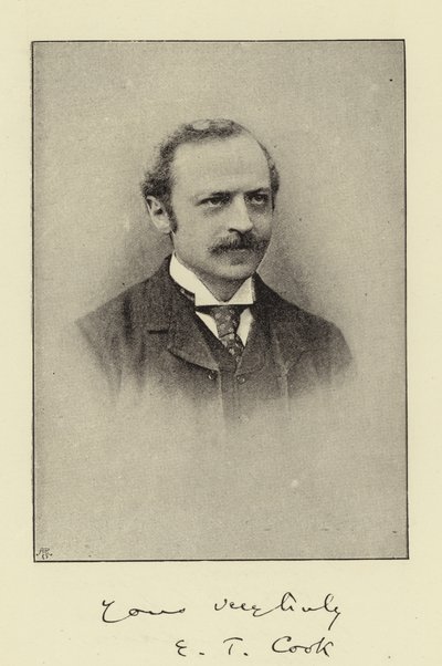 De heer Edward T Cook door English Photographer