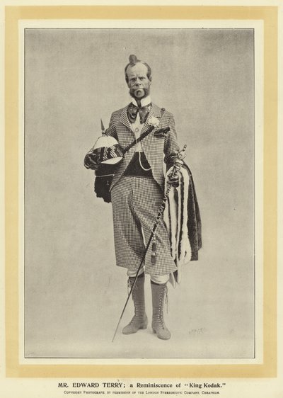 Meneer Edward Terry; een Herinnering aan King Kodak door English Photographer