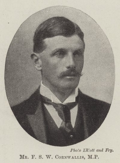 Mr F S W Cornwallis, MP door English Photographer
