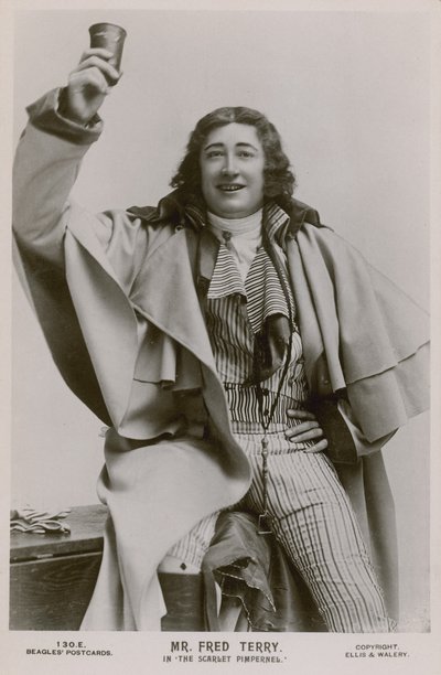 Mr Fred Terry, in De Scharlaken Pimpernel door English Photographer