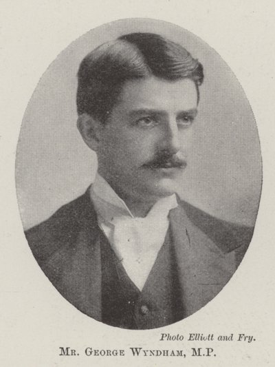 Mr George Wyndham, MP door English Photographer