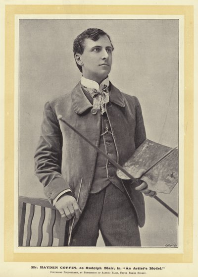 Mr Hayden Coffin als Rudolph Blair in An Artist