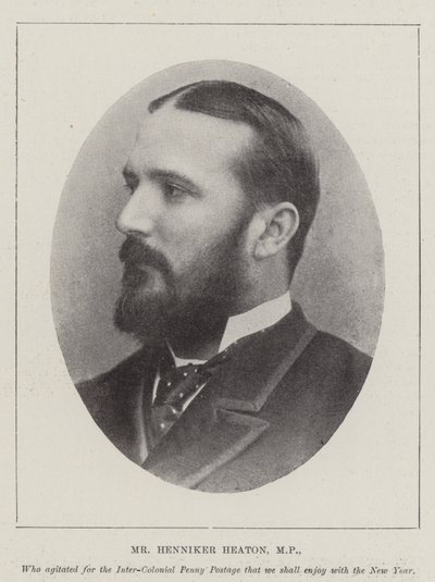 De Heer Henniker Heaton, Parlementslid door English Photographer