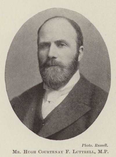 Mr. Hugh Courtenay F. Luttrell, MP door English Photographer