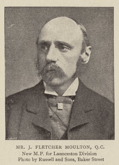 Mr J Fletcher Moulton, QC door English Photographer