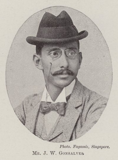 Mr J W Gonsalves door English Photographer