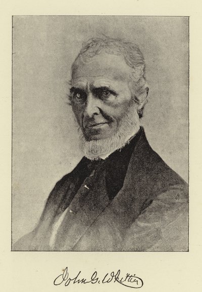 De Heer John G Whittier, de Quaker-Dichter van Amerika door English Photographer